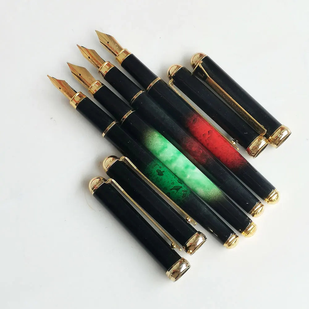 LUCKY Yong Sheng 528 Fountain Pen Fine Nib, Iridium Metal Bar, Good Writing Practice, Old Vintage, New Zpaxo