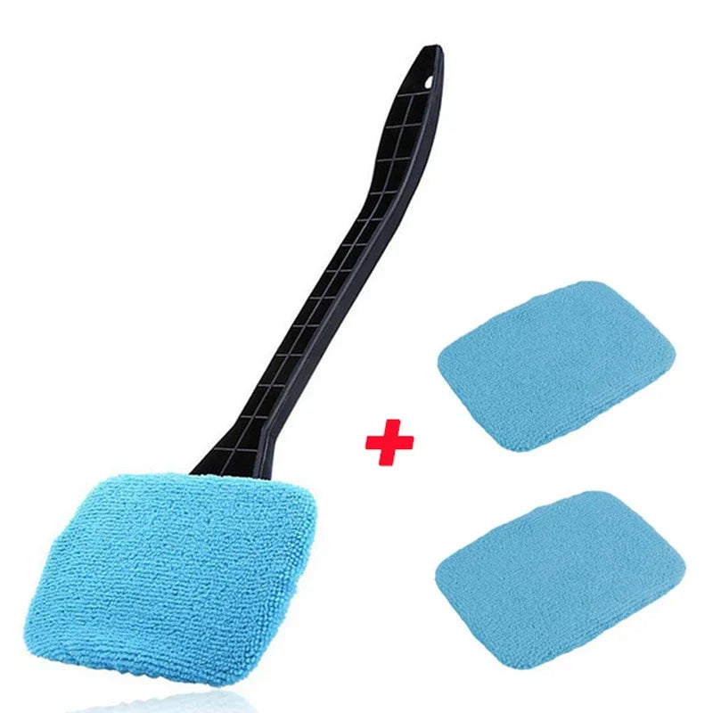 Car Window Cleaning Brush Windshield Washing Tool Long Handle Wiper