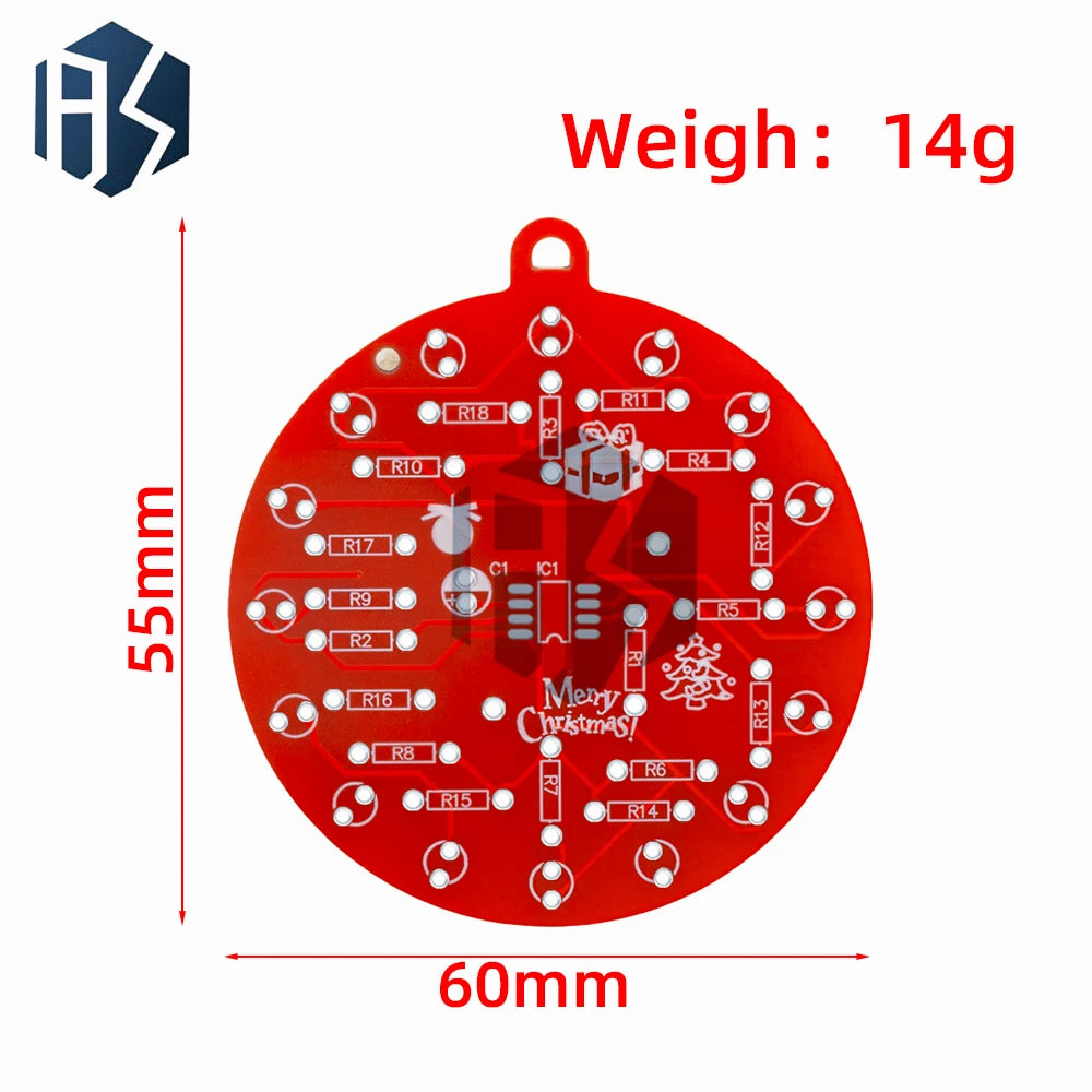 GREAT IT NE555 Dual-LED Flashing Circuit DIY Soldering Practice Light Zpaxo