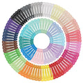 50-Pack Snap Hair Clips – No-Slip Alloy Grip, Pastel & Candy Colors