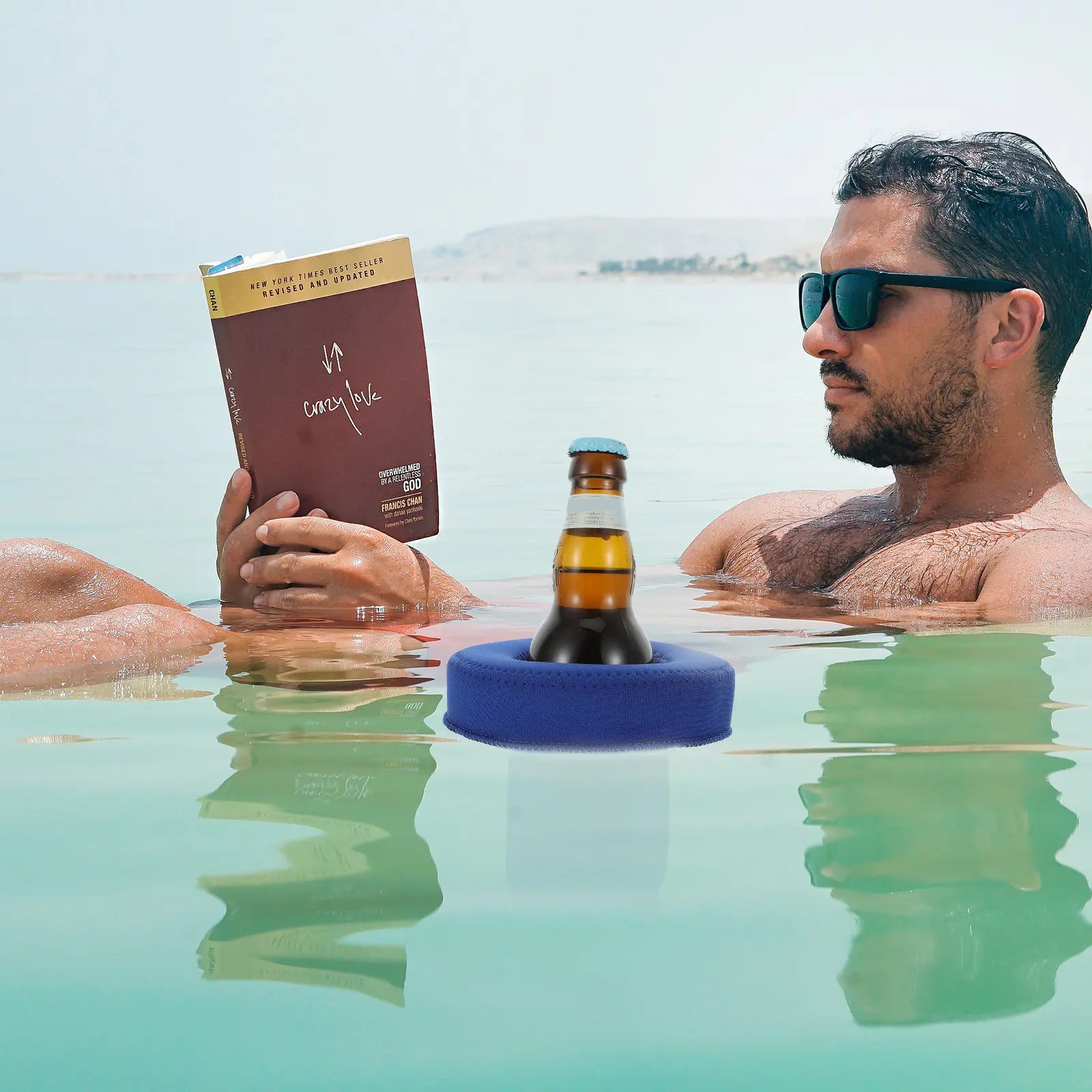1Set Neoprene Floating Drink Holder Can Bottle Cooler Sleeve Buoyant Pool Beach Lake River Hot Tub Spa Floatation Drink Carrier Zpaxo