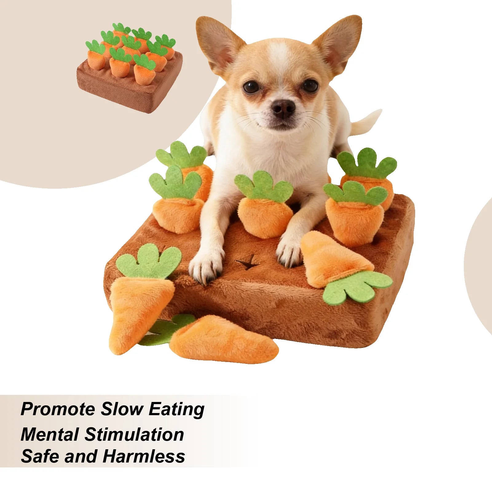 Sniff Mat Dogs Interactive Feeding Games Carrots Puppy Snuffle Mental