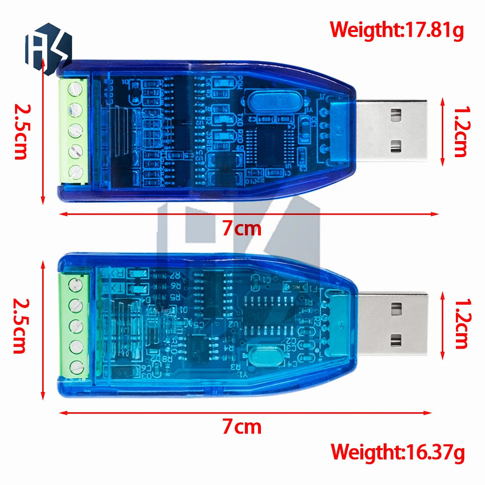 CH340 Industrial USB RS485 422 Converter Module 3 3V-5V TVS Surge Zpaxo