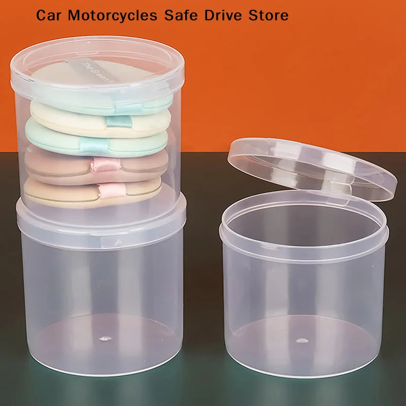 CMPlastic Box Case Triangle Round Square Puff Transparent Sponge
