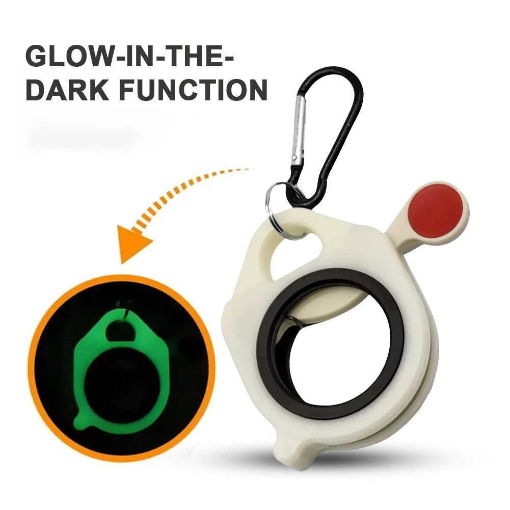 Cable Tie Organizer Portable Glow Fluorescent Storage Holder Tool