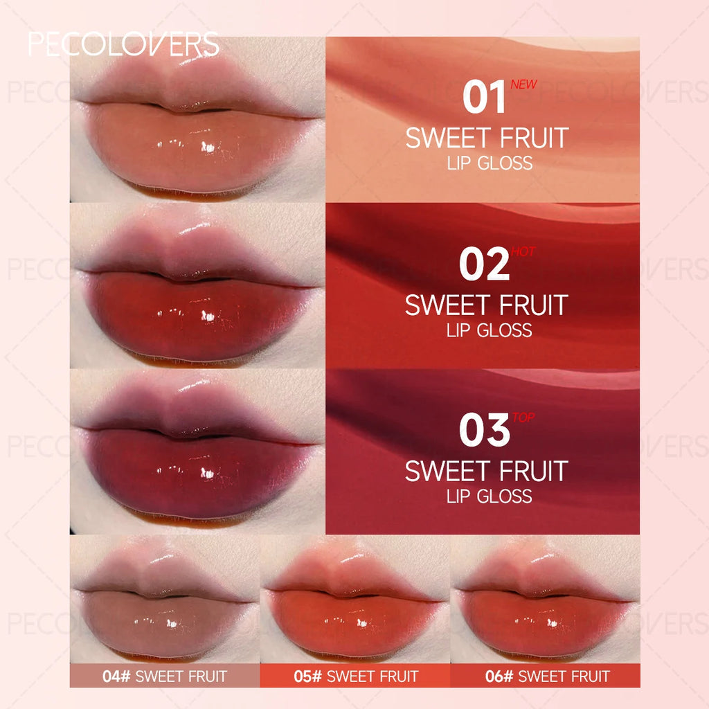 Waterproof Moisturizing Lip Gloss Mirror Water Light Glass Long Lasting Non-stick Cup Plumping Lip Makeup Liquid Lipstick Tint Zpaxo