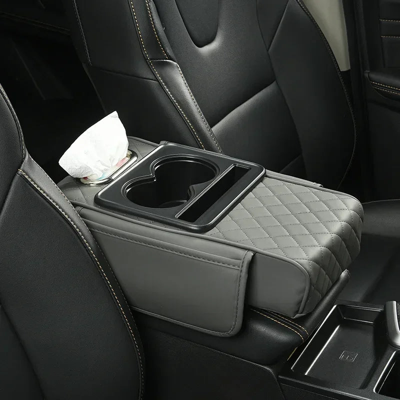 Z4P2024 new car armrest box pad heightening pad car tissue box storage bag water cup holder multi-functional storage Zpaxo