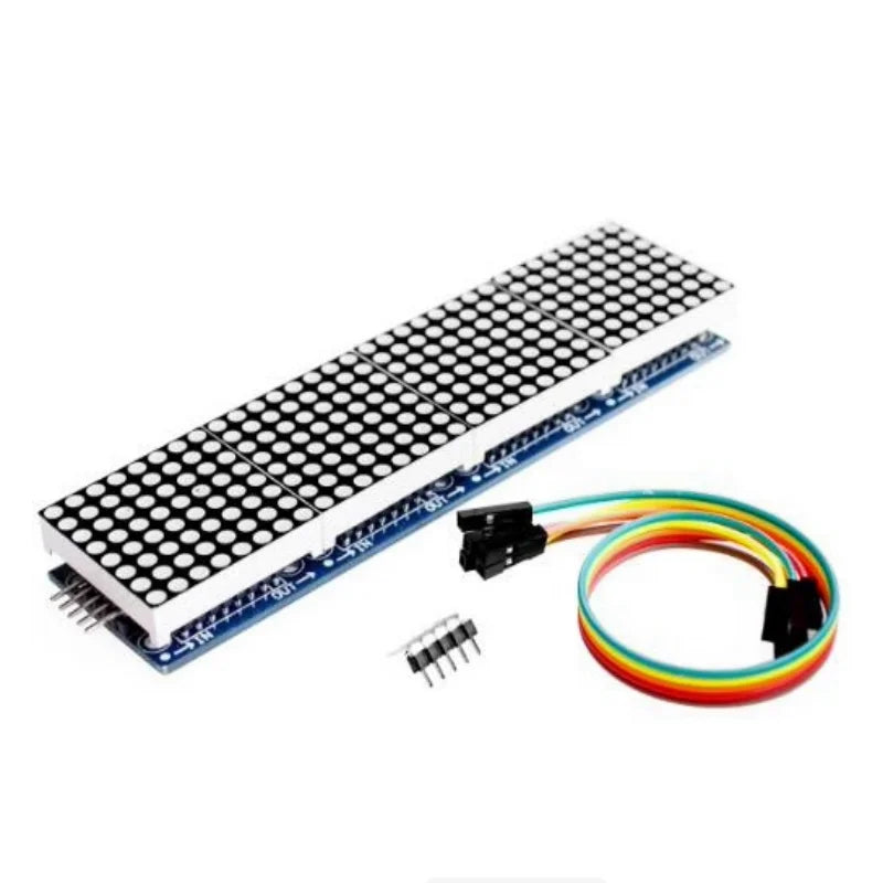 1/2/4/8-bit MAX7219 dot matrix module control module microcontroller controls and drives LED display module Zpaxo Linear 4-digit