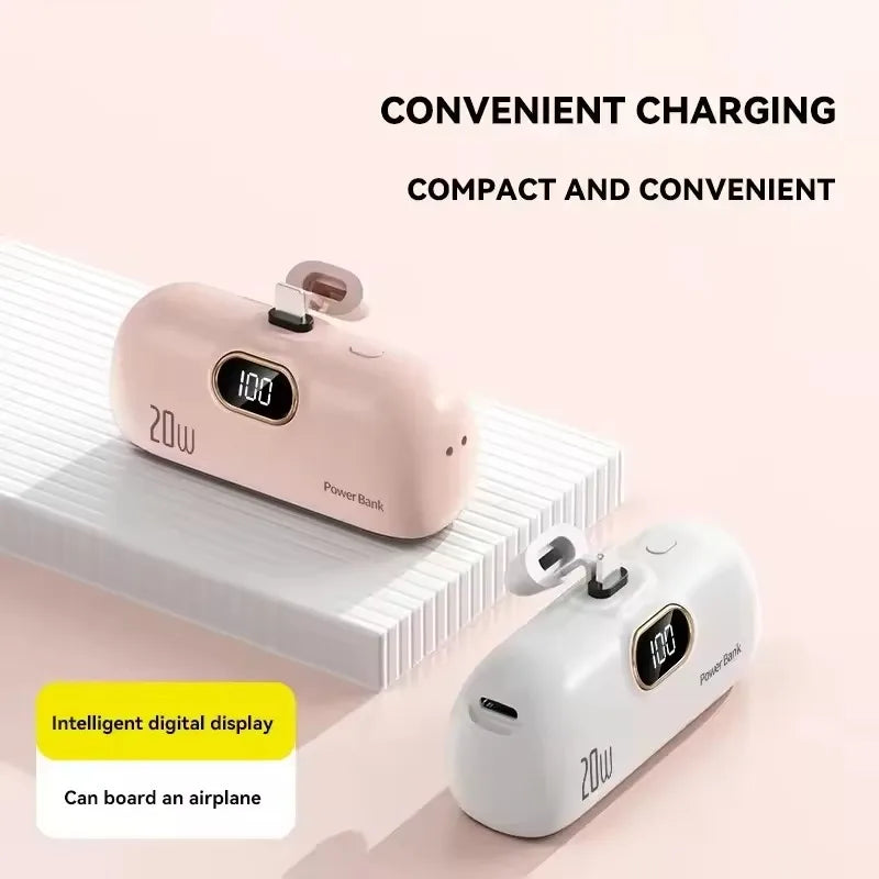 Mini Power Bank 10000mAh PowerBank Fast Charging Portable Charger for IPhone 17 16 15 14 Xiaomi Samsung Poco External Battery Zpaxo