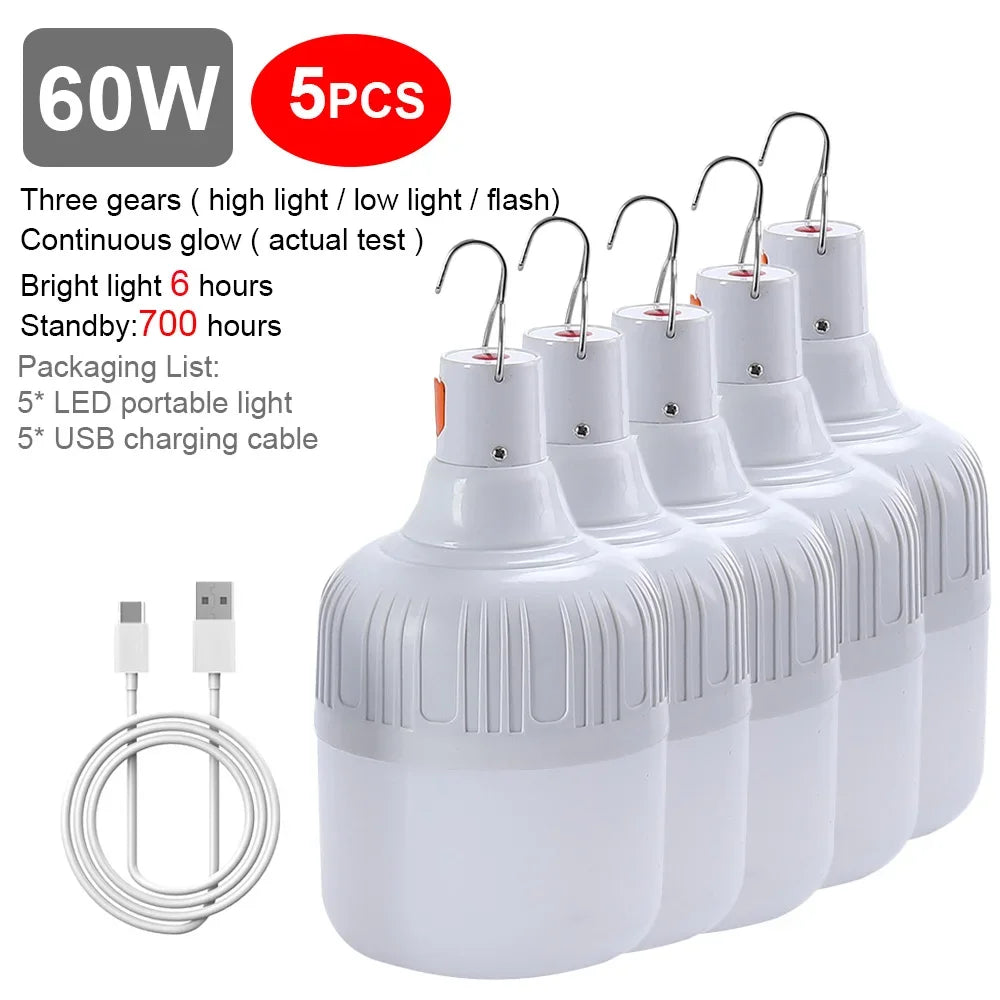 USB Rechargeable LED Camping Lantern | Portable Hanging Light