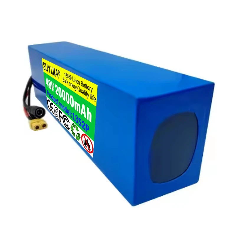 New 13S2P 48V 20000mAh Lithium Battery Pack Suitable for M365 Electric Scooter with Built-In BMS 18650 Battery Upgraded Version Zpaxo