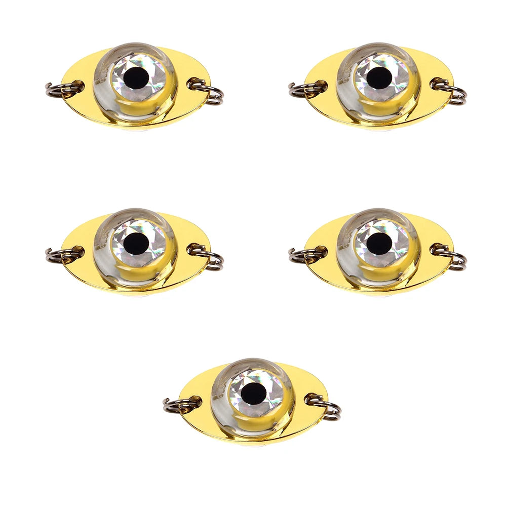 Underwater Fishing Light LED Lures Eye Shape Flashing Bait Lure Trap