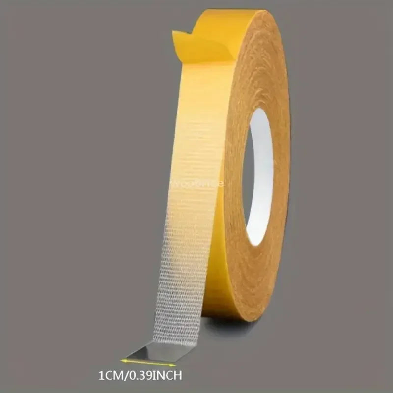 Extra Powerful Double Sided Adhesive Super Strong Double Sided Tape Non-slip Waterproof Translucent Mesh Tape Kitchen Bathroom Zpaxo Width-1CM 5m as show