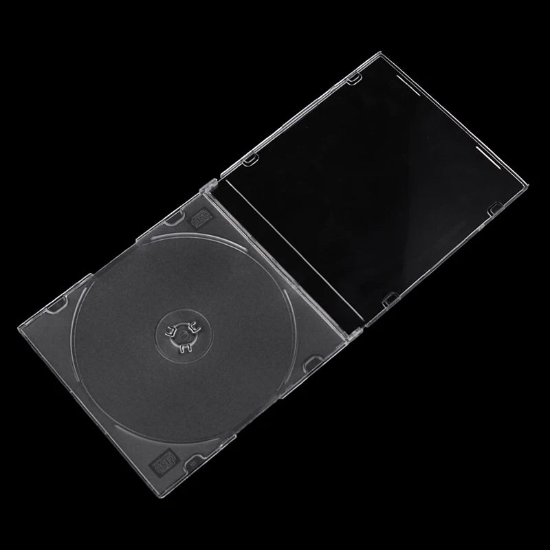 Clear Acrylic CD Storage Case Stand DVD Holder Rack Zpaxo
