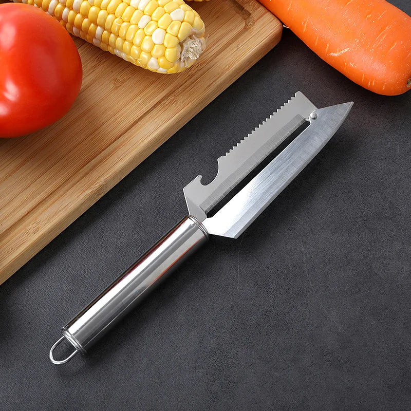 Multifunctional Peeler 2-in-1 Kitchen Tool Peeling Cutting Slicing