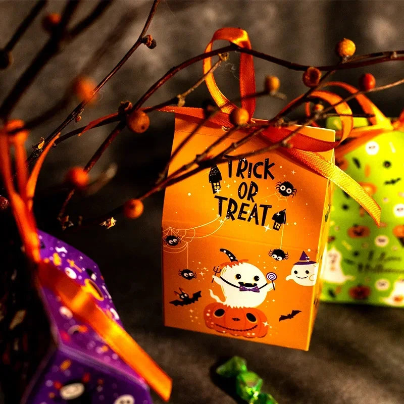 Mini House Halloween Candy Box Novelty Party Favor Supports Boxes