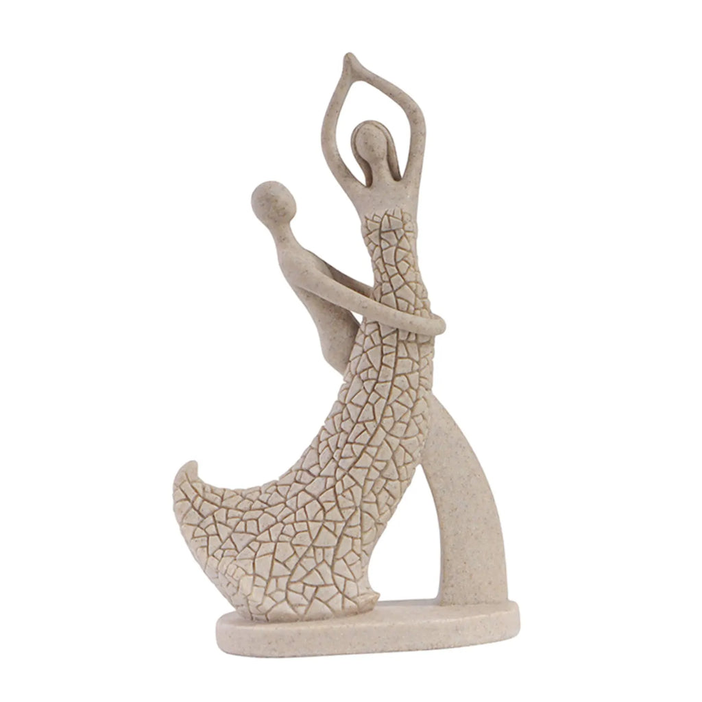 Couples Abstract Statue Modern Decor Tabletop Valentines Day Home Zpaxo