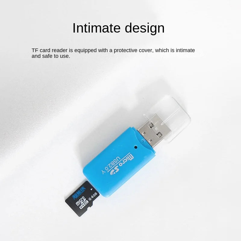 Mini USB 2 0 Portable Memory Card Reader Adapter SD TF T-flash Laptop Zpaxo