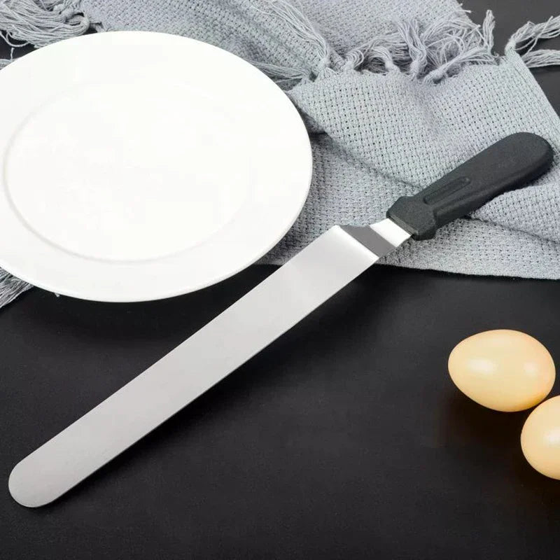 Kitchen Supplies Stainless Steel Cream Spatula Baking Tools 6 8 10 12 Zpaxo