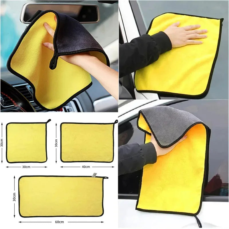 Microfiber Car Wash Towels | Super Absorbent Detailing Cloths