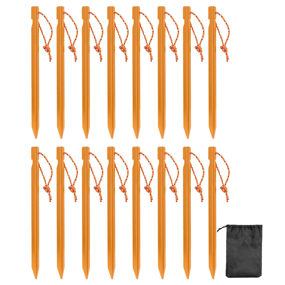 Tent Stakes Camping Aluminum Alloy Garden Outdoor Nails Canopy