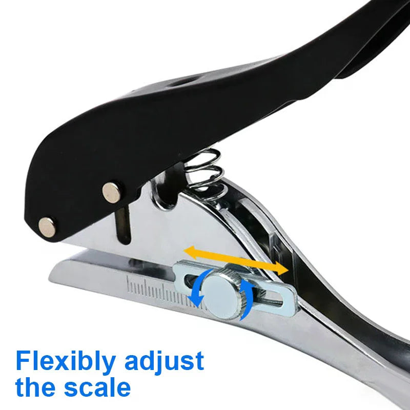 Manual Punch Edge Banding Pliers 8 Hole Card Punching Tool Plastic Zpaxo
