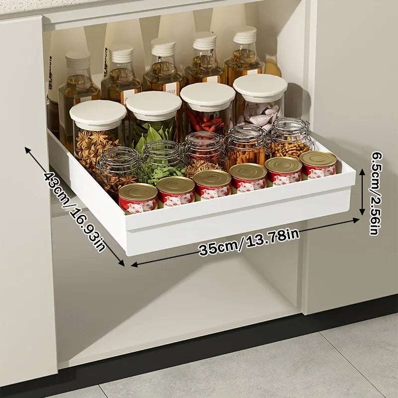 No-drill Magic Tray Heavy-duty Slide-out Organizer Cabinets Sinks