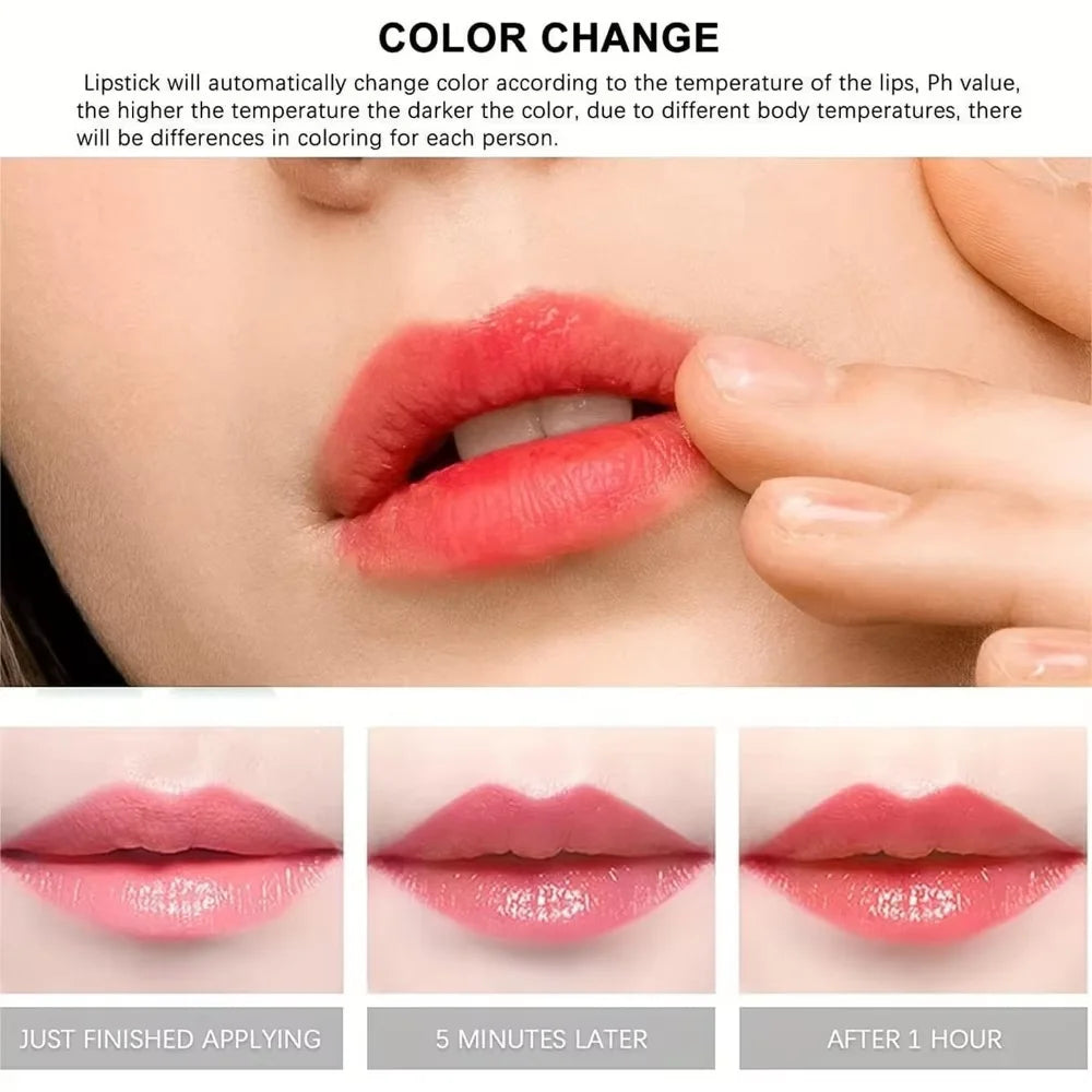 Moisture Lip Balm Aloe Vera Natural Lipbalm - Temperature Changed Color Lipstick Long Lasting Nourish Lips Care Makeup Zpaxo