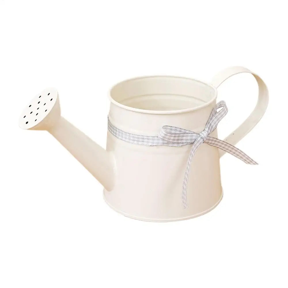 Mini Metal Watering Can – Decorative Indoor Plant Sprinkler Decorative Watering Can Zpaxo White