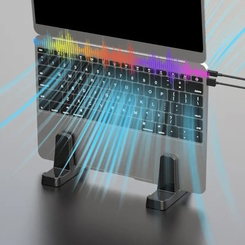 652F Laptop Holder Stand Featuring Spring Clip Stability Multi Zpaxo
