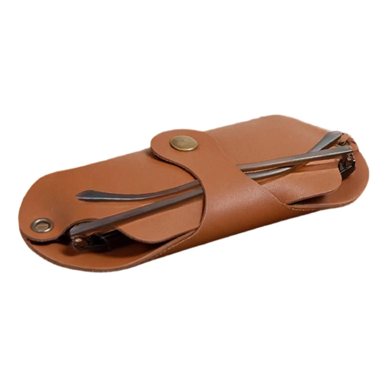 Soft PU Leather Glasses Pouch – Portable Sunglasses Case Glasses Pouch Case Zpaxo