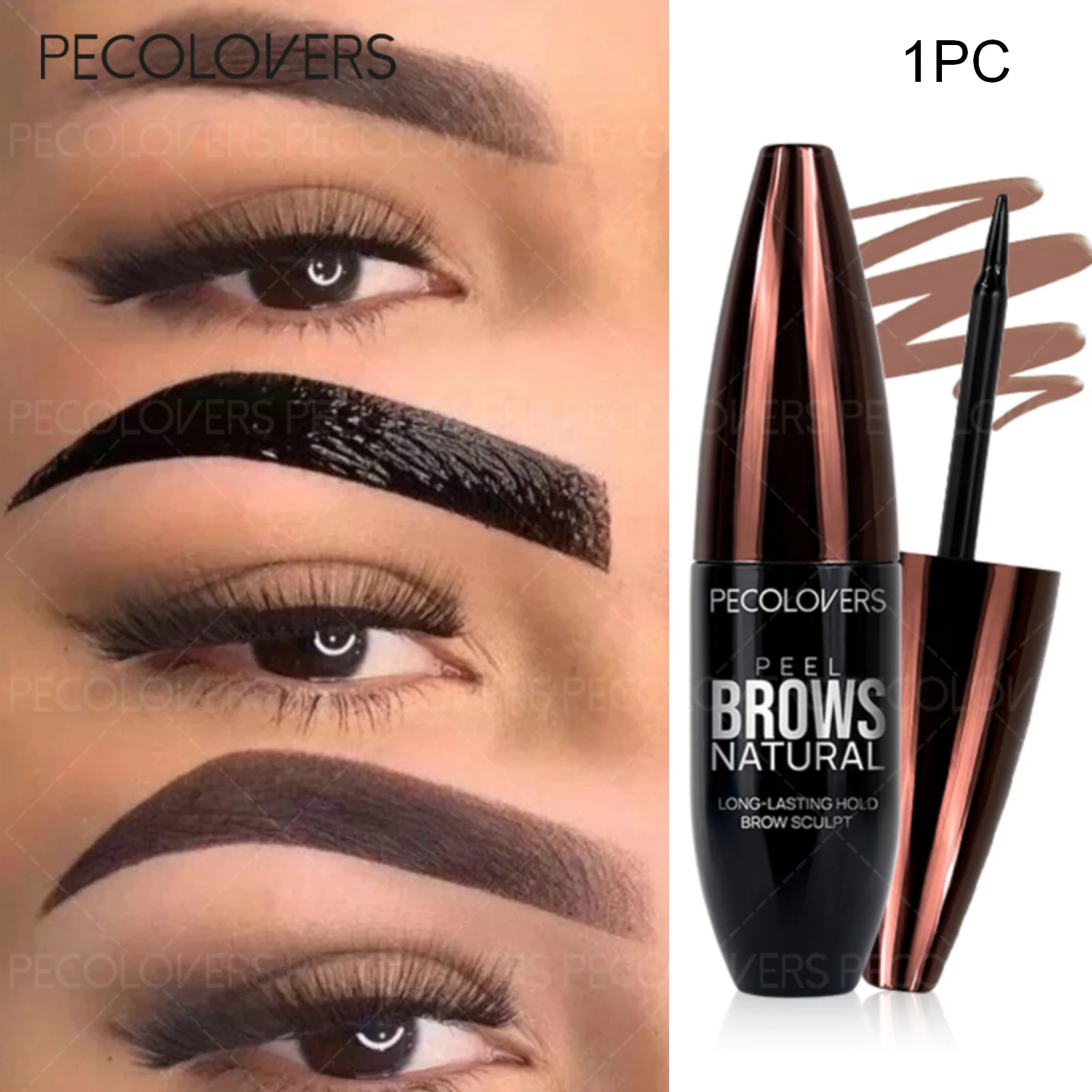 Long-lasting Eyebrow Gel Makeup Semi-permanent Waterproof ColorSweat-proof Film Forming Dye Eyebrow Cream Tint Cosmetics Zpaxo