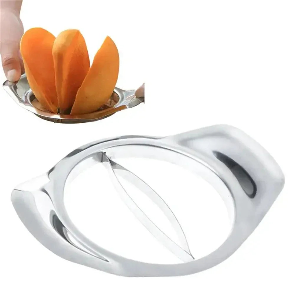 Stainless Steel Mango Slicer Mango Peel Knife Fruits Splitters Vegetable Tools Mango Cutters Corer Kitchen Easy Accessories YUZ Zpaxo