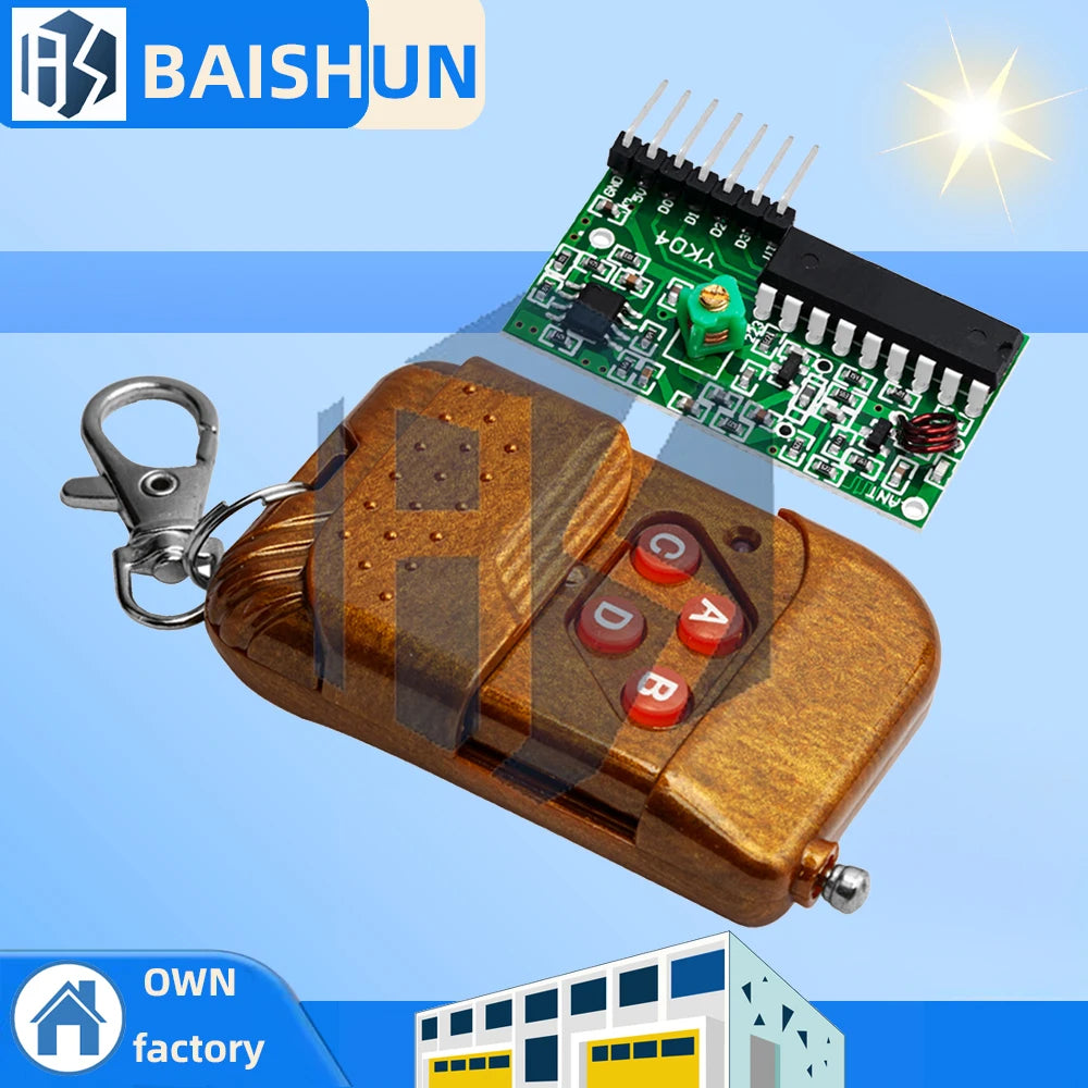 315MHz 4 Channel RF Remote Module PT2262 2272 Encoder Decoder Arduino Zpaxo
