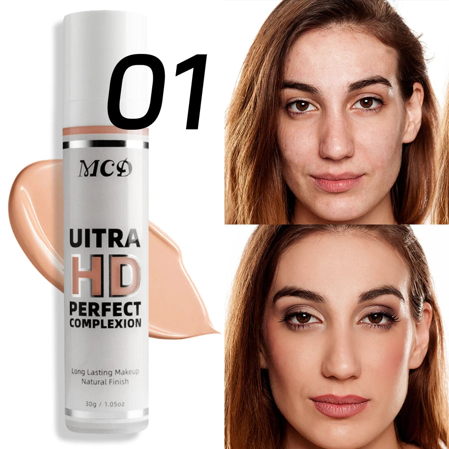 Profession Liquid Foundation Effective Concealer Waterproof