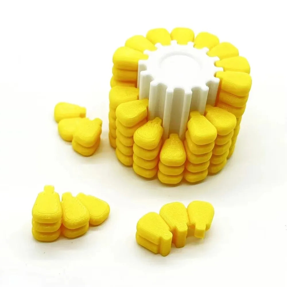 Funy Toys 3D Printing Corn Magic Cube Stress Relieving Tetris Jigsaw Puzzle Originality Becrypt Brain Burning Developmental Toys Zpaxo