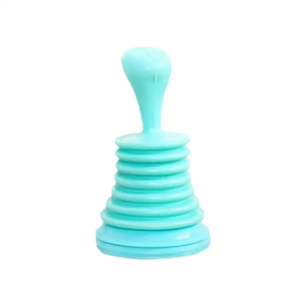 Heavy-Duty Bellows Toilet & Sink Drain Plunger | Clog Remover Drain Plunger Tool Zpaxo Blue