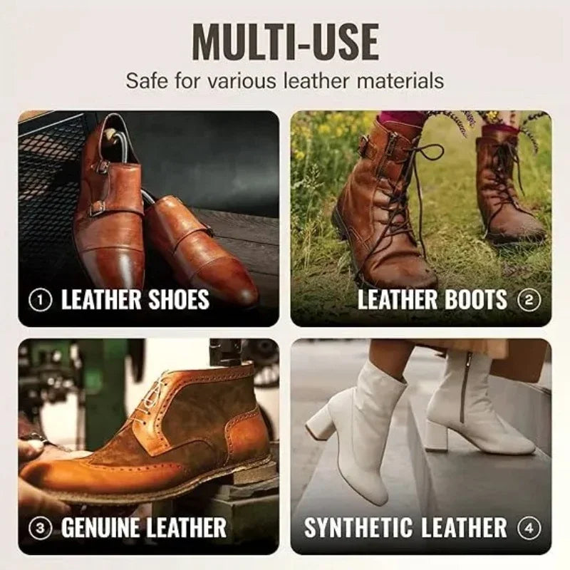 50g/100g Leather Maintenance Cream Waterproof Leather Boot Conditioner Saddle Oil Leather Polishing Care Softener Dirt Remover Zpaxo