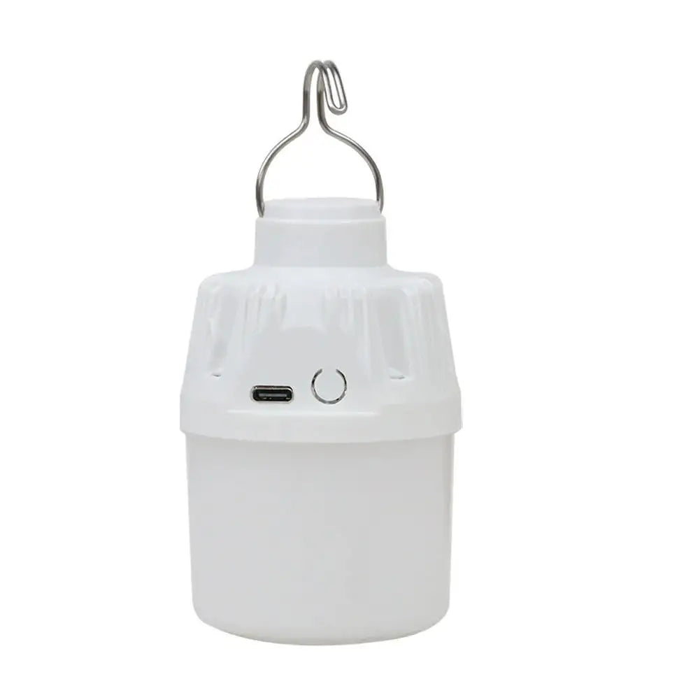 Portable USB Rechargeable LED Camping Lantern – 3 Light Modes LED Camping Lantern Zpaxo 1pc white