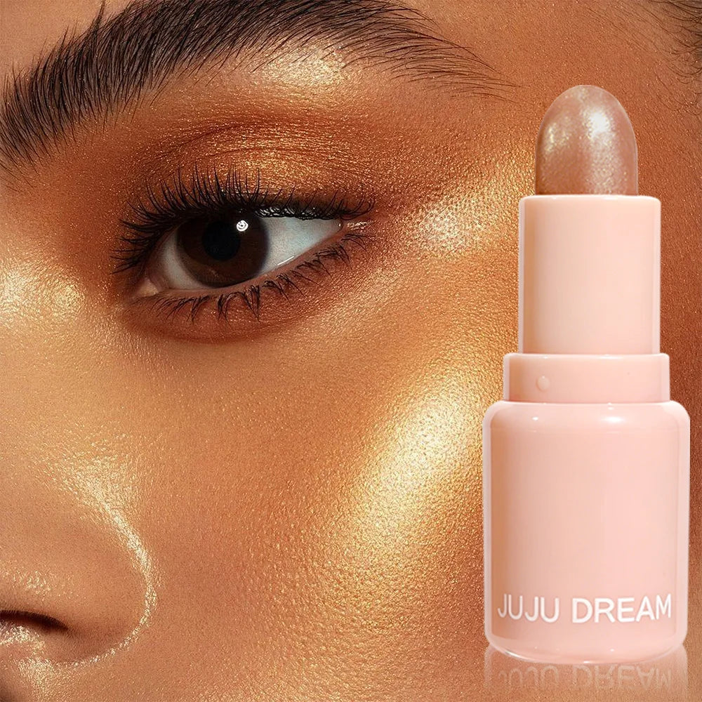 Waterproof Glass Skin Highlighter Jelly Shimmer Stick Long Lasting Zpaxo