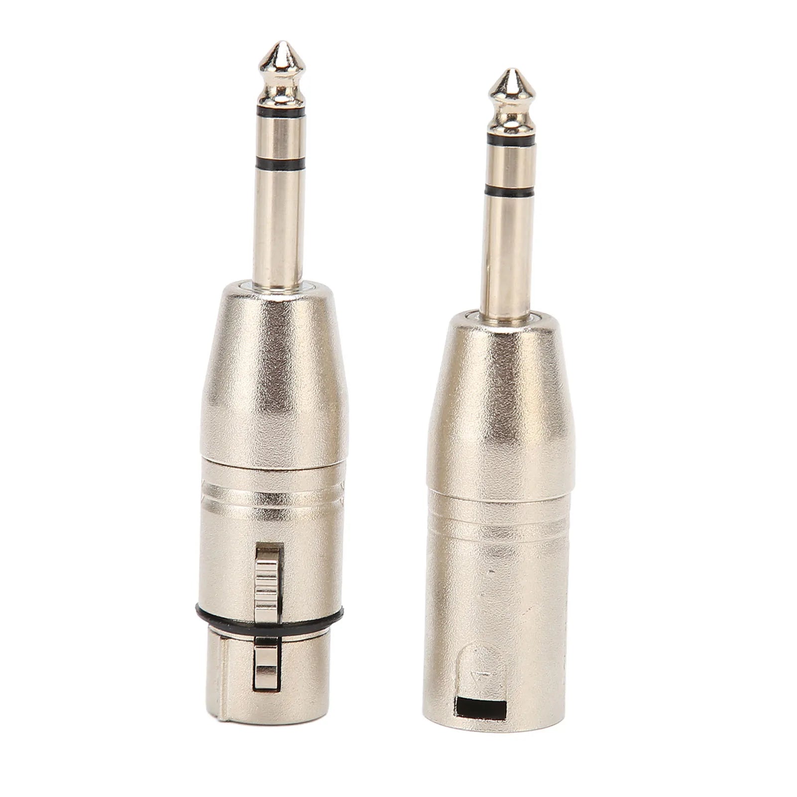 1 4 TRS XLR 3Pin Female Portable Adapter Noise Cancellation Aluminum