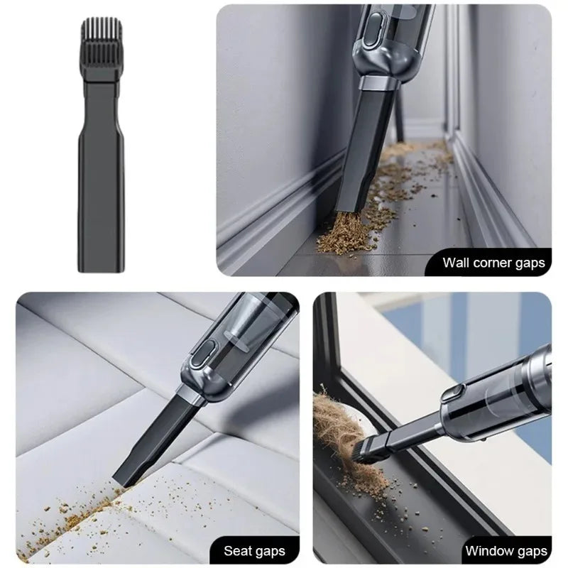 17000PA Car Vacuum Cleaner with Brushless Motor Handheld Vacuum Portable Cordless Compressed Air Duster for Car Home Office Pet Zpaxo