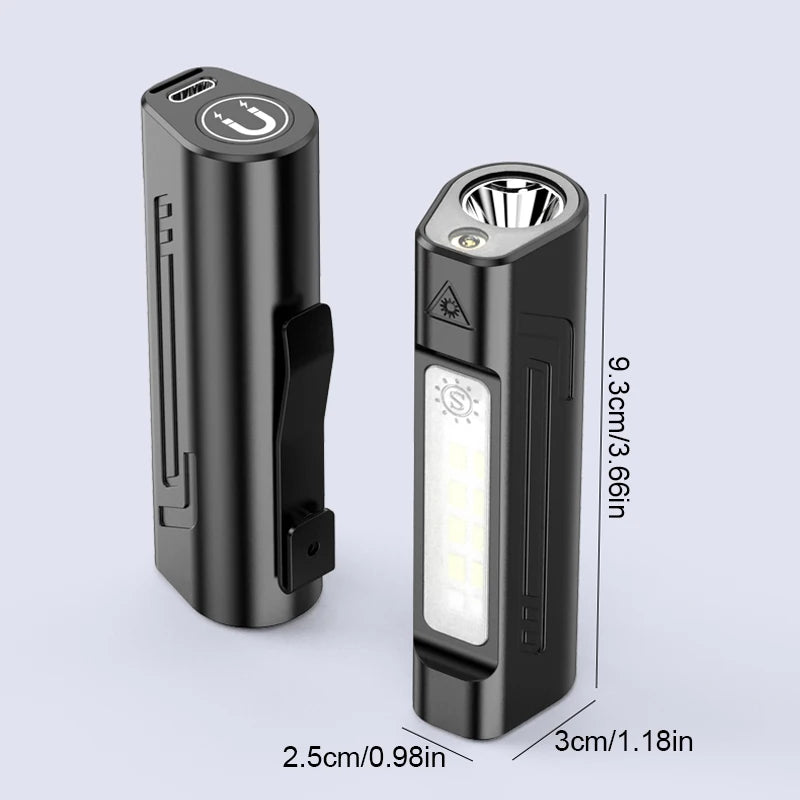 Multi Functional Strong Light Magnetic Tape Back Clip Work Small