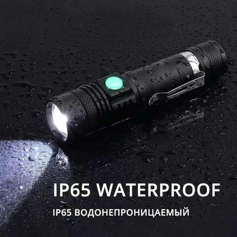 ESMARTER 1000 Lumen Zoomable LED Flashlight | USB Rechargeable