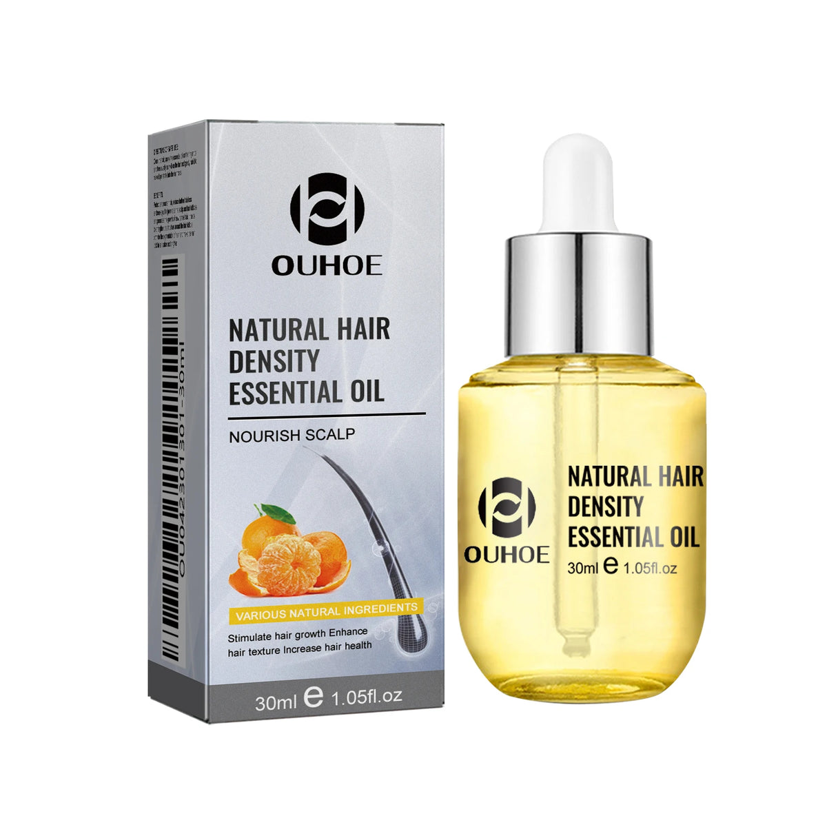 Ouhoe Hair Care Oil for Thinning Hair Scalp Treatment Serum to Strengthen Roots and Repair Damaged Hair 30ml Natural Formula Zpaxo 1PC