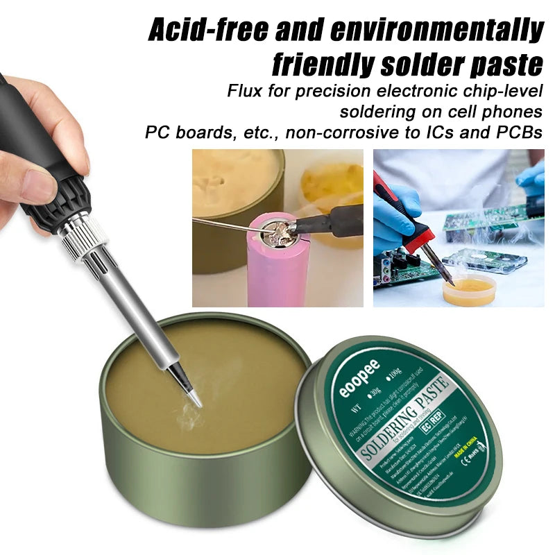 Rosin Paste Flux Pasta De Solda Estanho No-clean Soldering Smd Phone