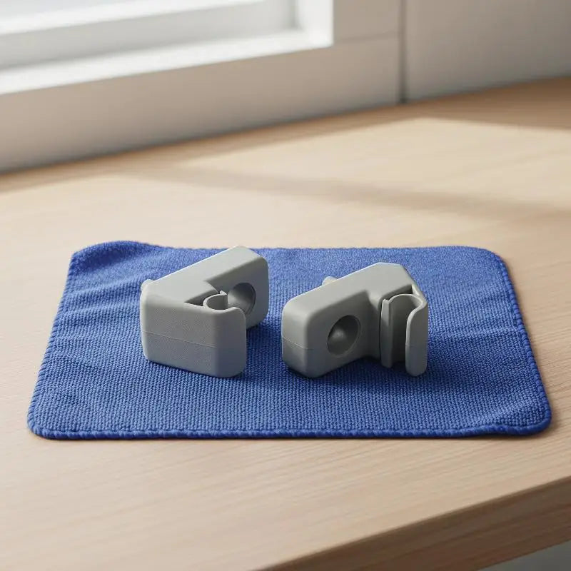 Car Sun Visor Clip Replacement | PP Material – Gray/Beige