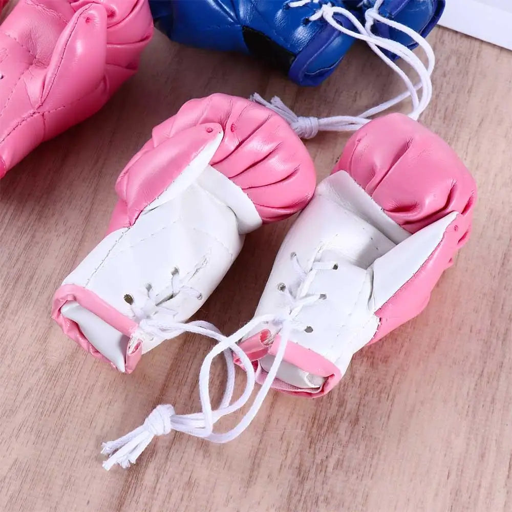 Ornaments Car Pendant Leather Miniature Punching Gloves Boxing Mini Zpaxo