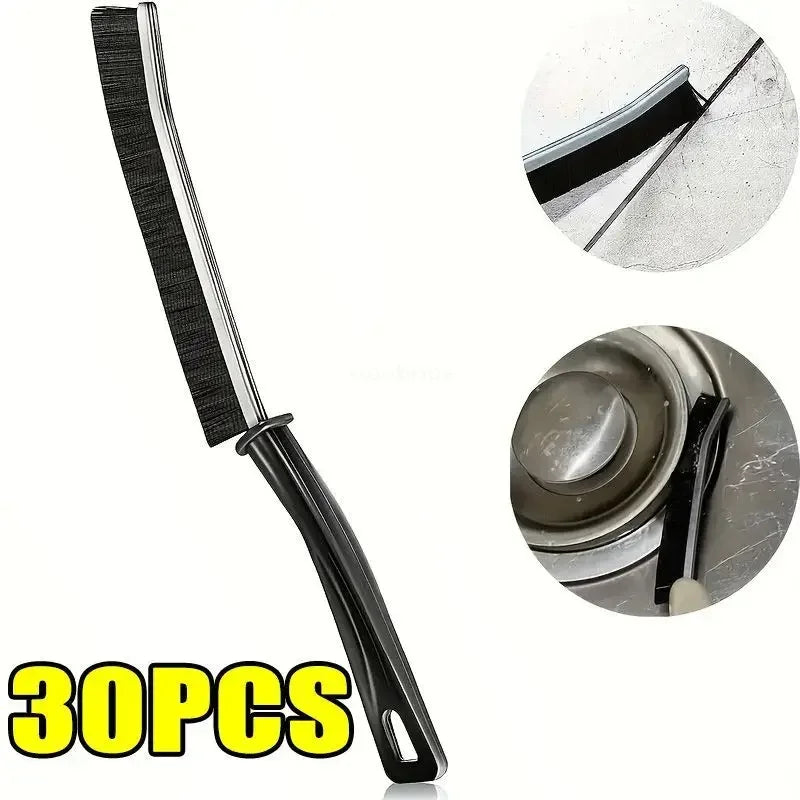 Crevice Cleaning Brush Durable Car Kitchen Tile Grout Dead End Bristle Cleaning Brush Bedroom Floor Line Cleaning Brushes Zpaxo 30PCS