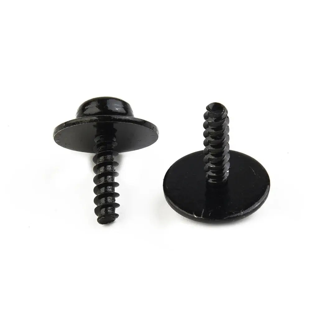 100pcs Durable Material Car Underbody Engine Cover Panels Screws Sturdy Material Rust Resistance Screws with Grommet Clips Zpaxo